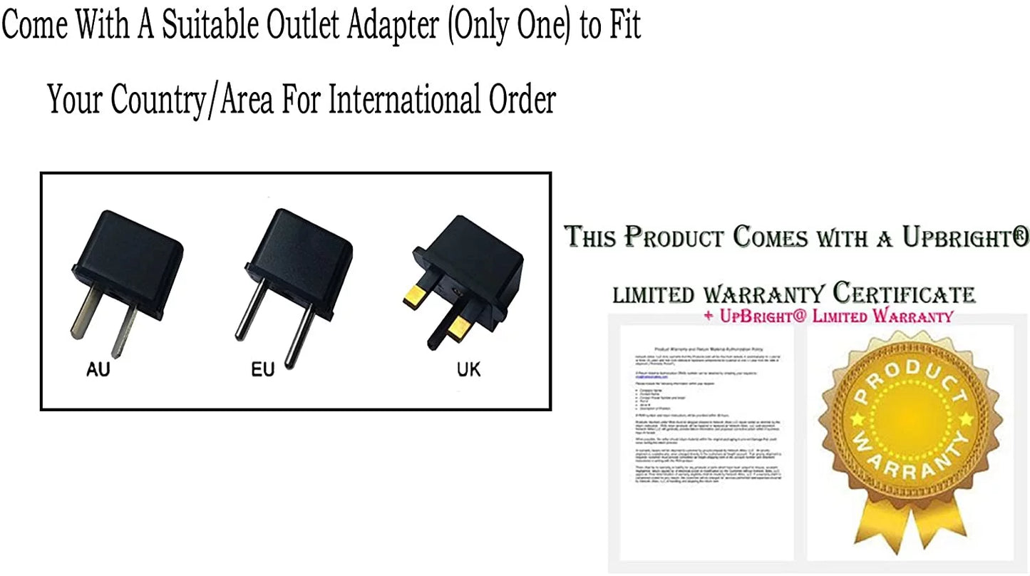 UPBRIGHT NEW Global AC / DC Adapter For Dell Vostro 14 3000 3458 14-3458 14" LED Laptop Notebook PC Power Sizeupply Cord Cable PSize Battery Charger Mains PSizeU