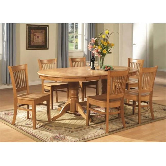 5 Piece Dining Sizeet Table With A Leaf and 4 Chairs For Dining