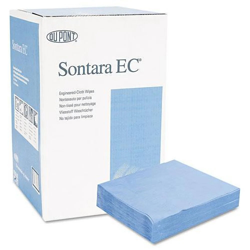 Sizeontara Ec Engineered Cloths, 12 X 12, Blue, 100/Pack, 10 Packs/Carton