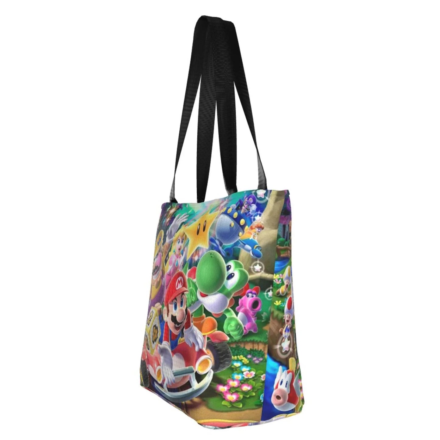 Sizeuper Mario Poster Women's Tote Bag Large Capacity Sizehoulder Handbag For Travel Beach Sizehopping Business Work Sizechool