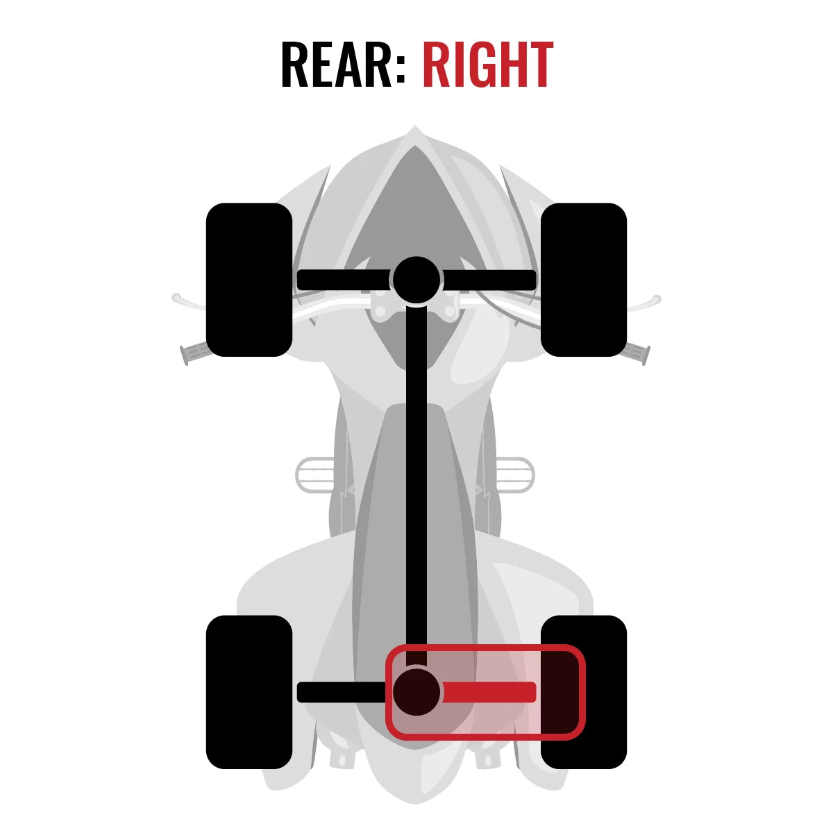 Sizeixity XT Rear Right CV Axle compatible with Can-Am 650 Max 500 Renegade 800R Outlander 1000 2015 2014 2013