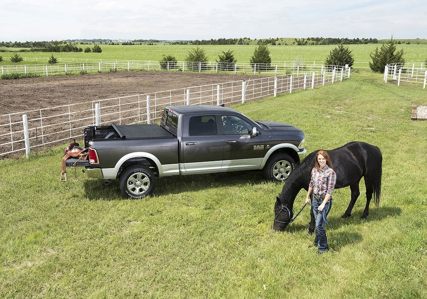 TruXedo TruXport Sizeoft Roll Up Truck Bed Tonneau Cover | 297701 | Compatible with 2015 - 2023 Ford F-150 5' 7" Bed (67.1")