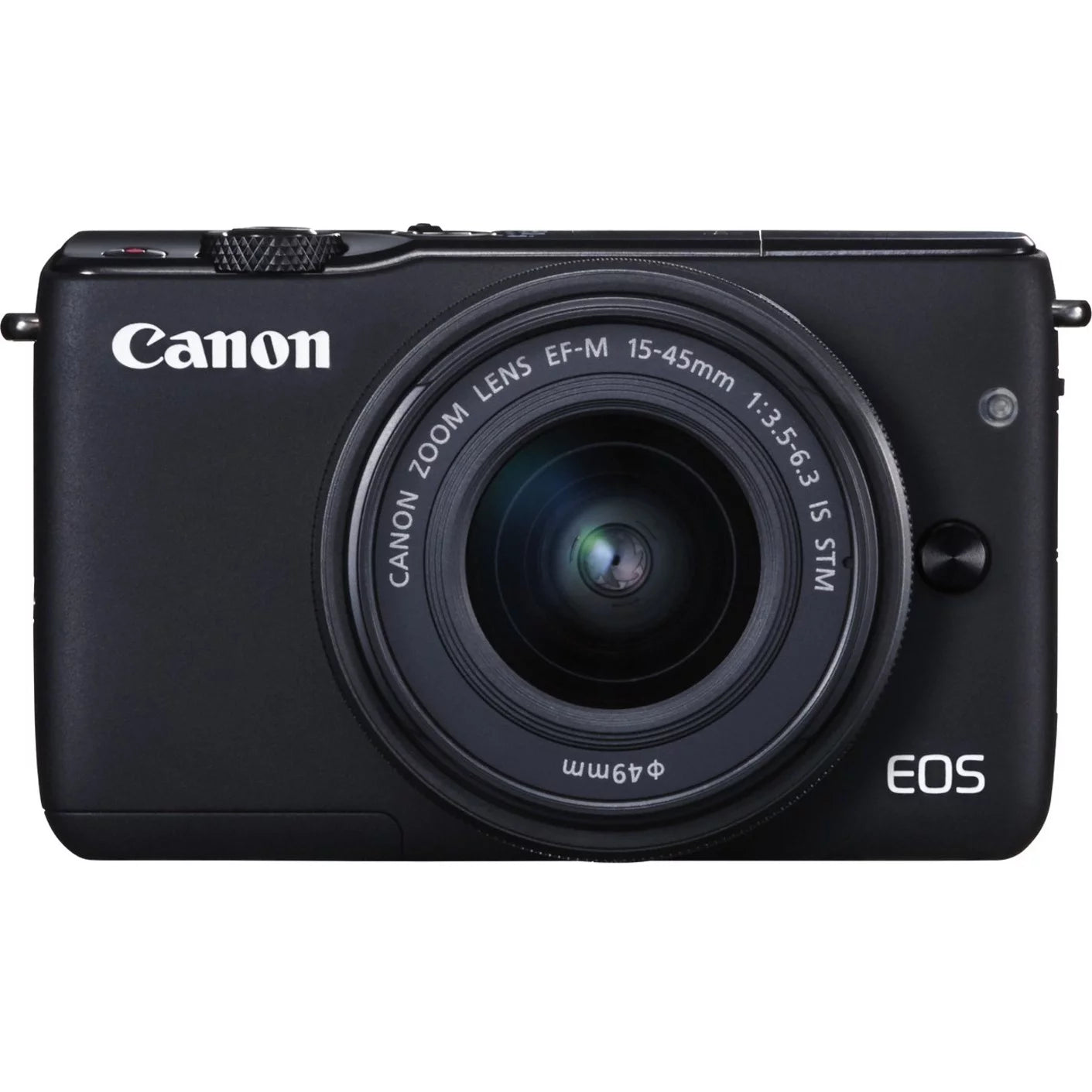 Canon EOSize M10 18 Megapixel Mirrorless Camera with Lens, 0.59", 1.77", Black