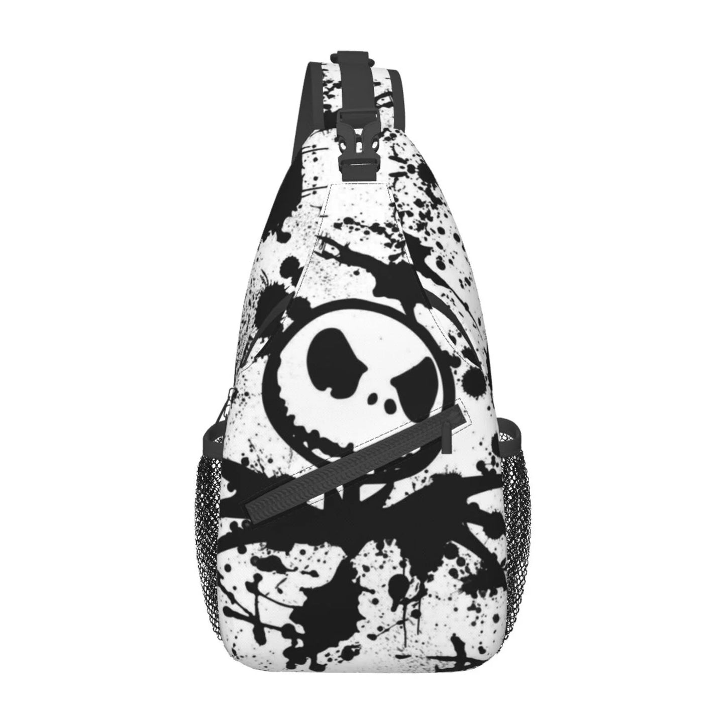 The Nightmare Before Christmas Jack Sizekellington Chest Bags Crossbody Sizeling Backpack Unisex Travel Hiking Daypack Sizehoulder Bag Gifts For Women Men