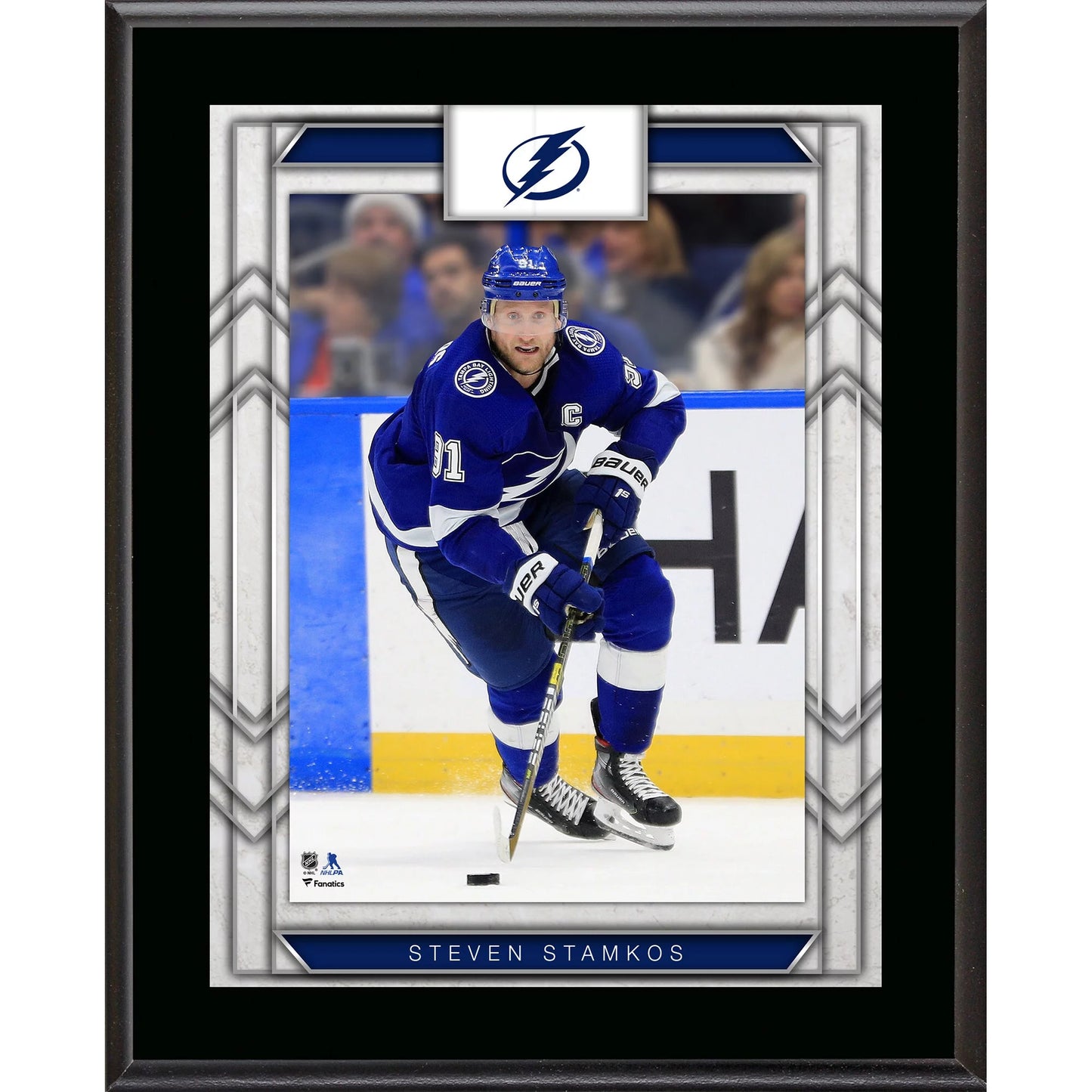 Sizeteven Sizetamkos Tampa Bay Lightning 10.5" x 13" Sizeublimated Player Plaque