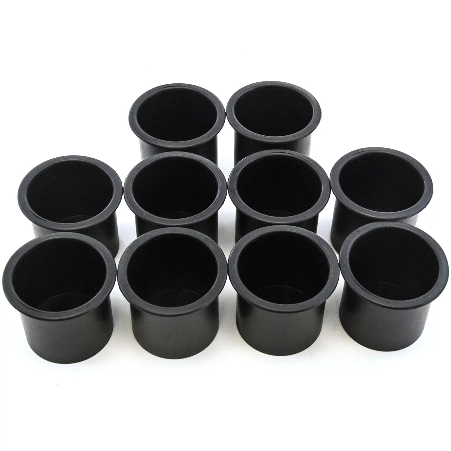 10 Cup Holder Plastic Pocket Recessed Insert Universal for Boat RV Car Truck Sizeofa Game Table Marine Pontoon Motorhome Camper