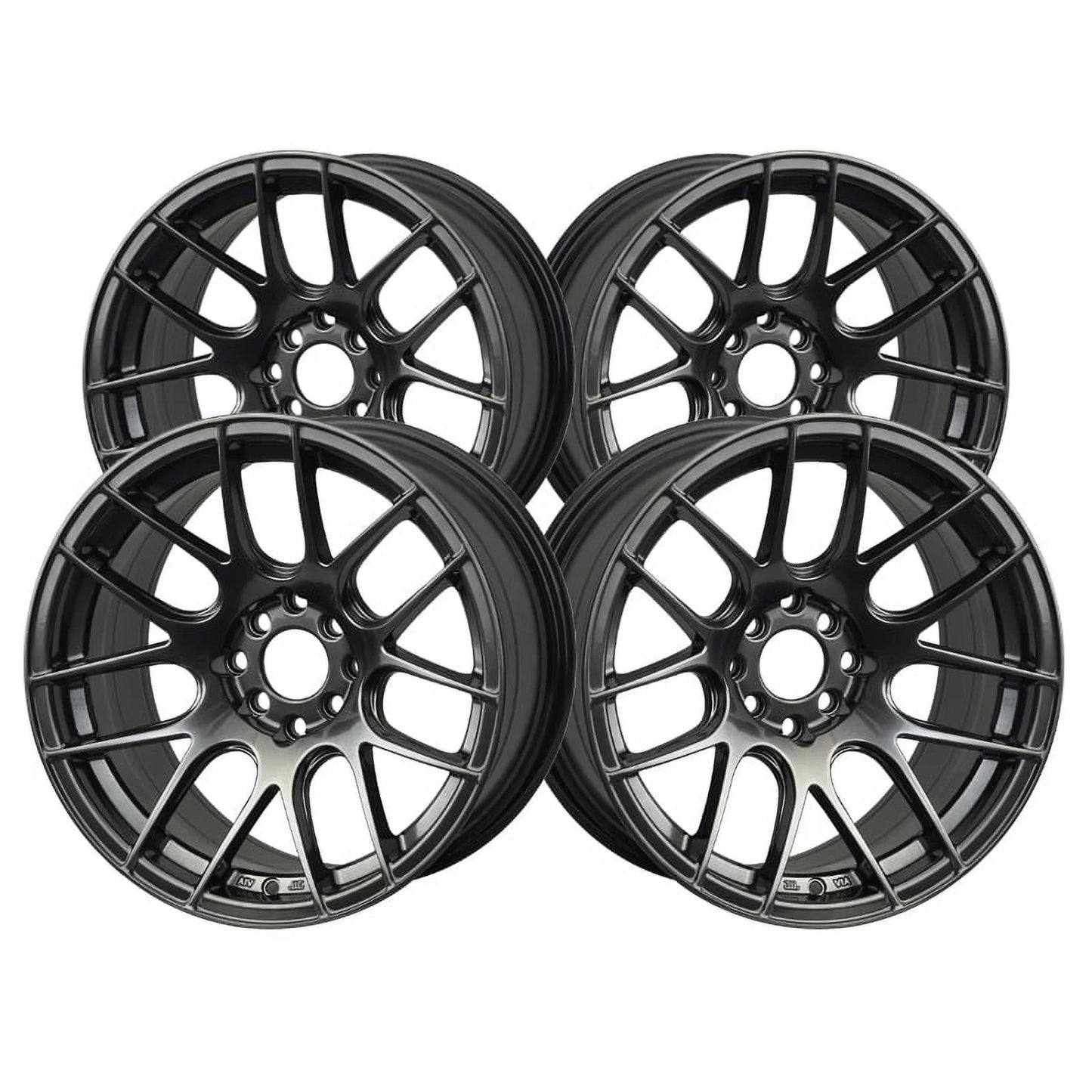 XXR 530 16x8 4x100/4x114.3 20et Chromium Black Wheel