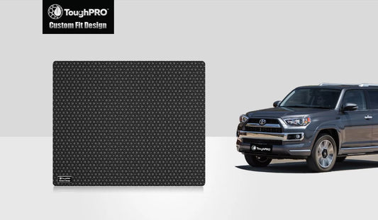 ToughPRO Cargo Mat Compatible with 2020 Toyota 4Runner (No 3rd Row, No Cargo Tray) - All Weather - Heavy Duty Black Rubber