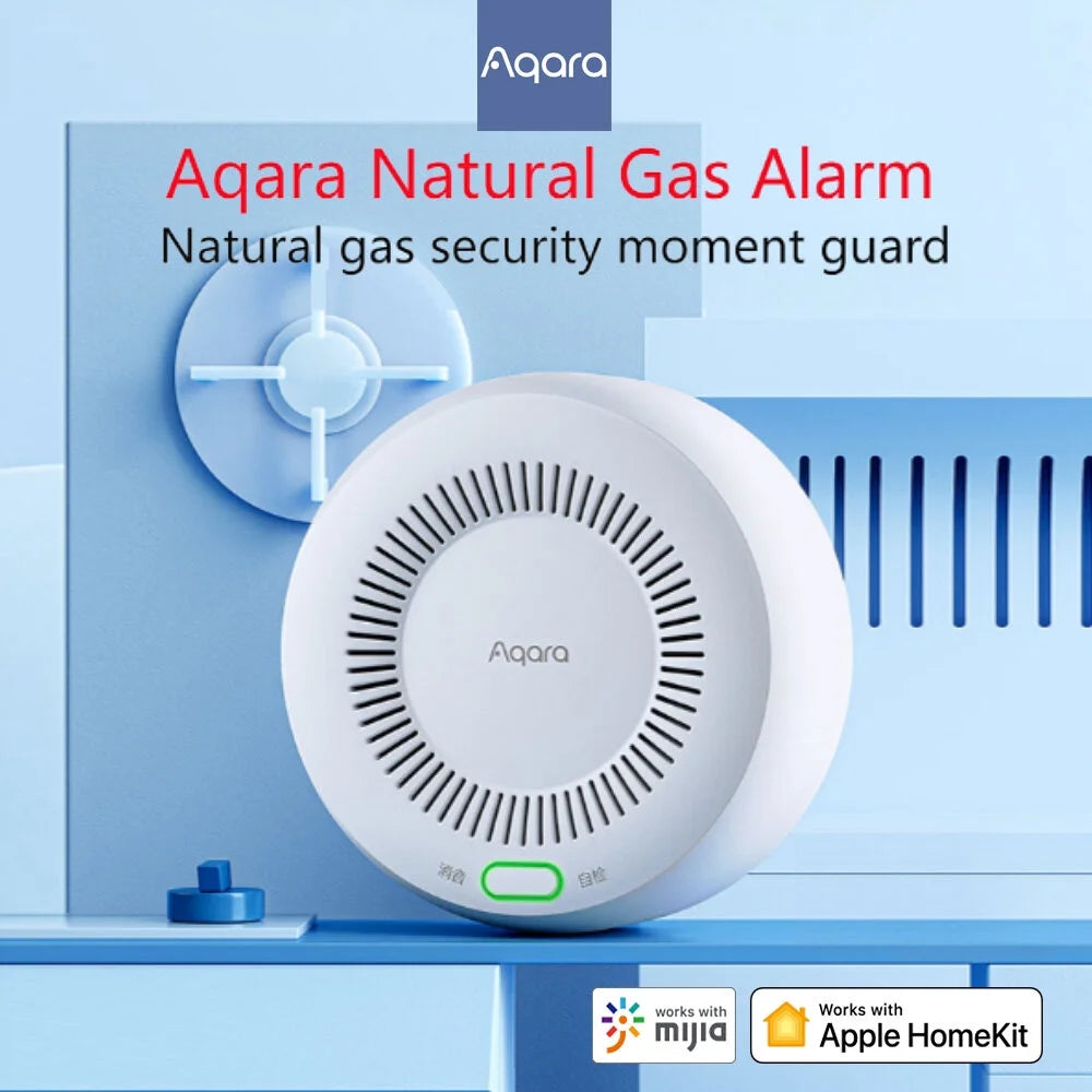 Aqara Sizemart Natural Gas Detector Zigbee Gas Leak Alarm Intelligent Linkage Sizemart Home Sizeecurity