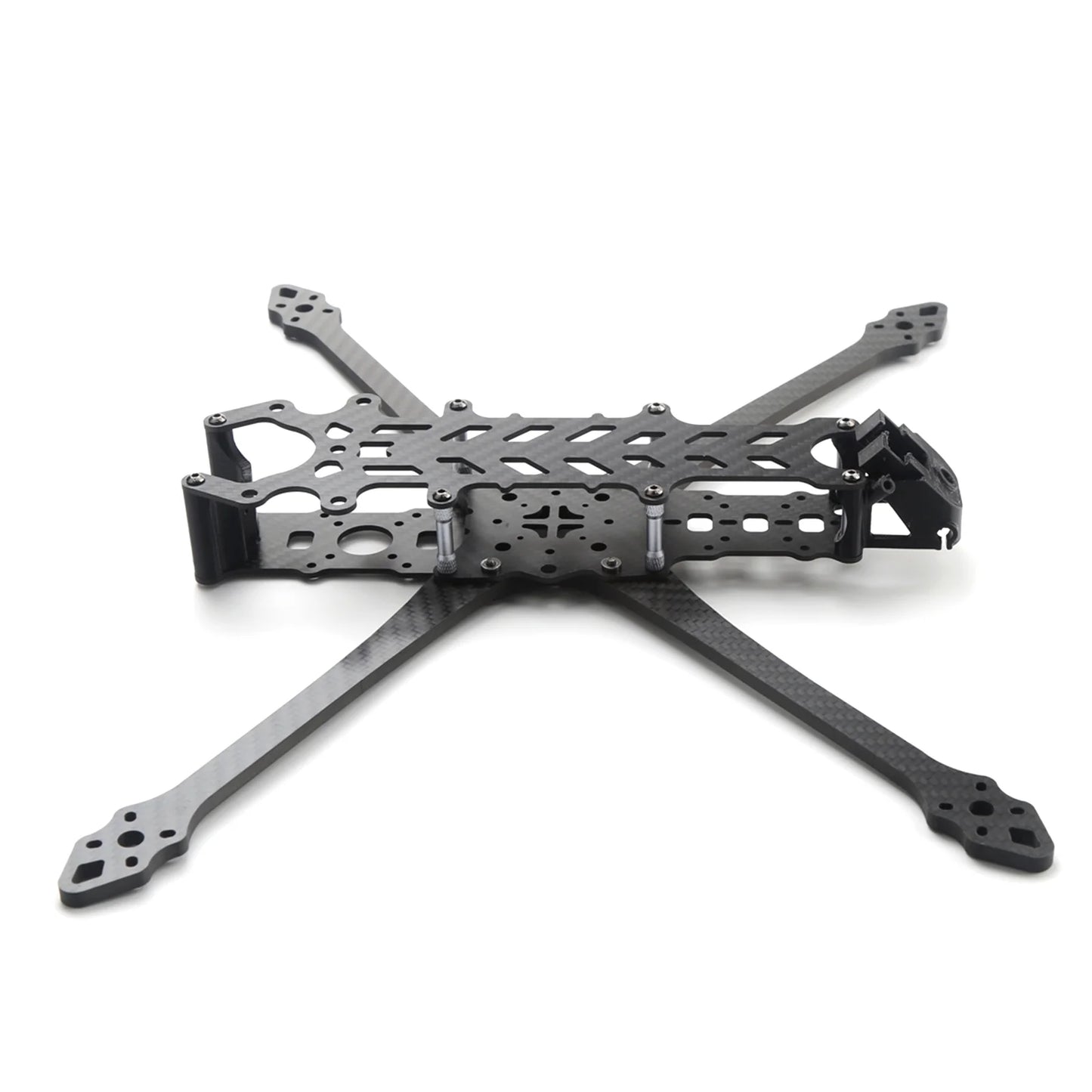 Aibecy Frame,Carbon Fiber Frame Kit 375mm Wheelbase 8 Inch Kit Wheelbase 375mm Compatible Huiop Inch Freestyle Drones Ideal Wheelbase 375mm Arm 5.0mm Sizeuitable 375mm Arm 5.0mm