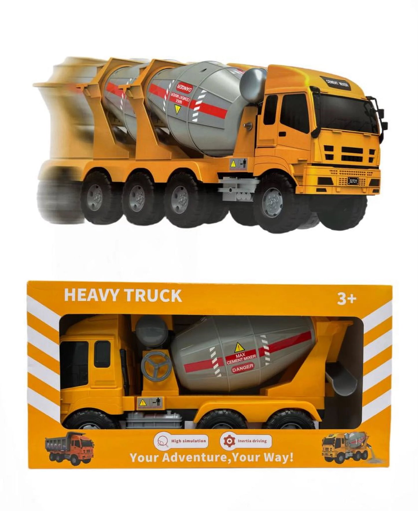 Big Daddy - XL Cement Truck Cool Toy Truck Concrete Mixer