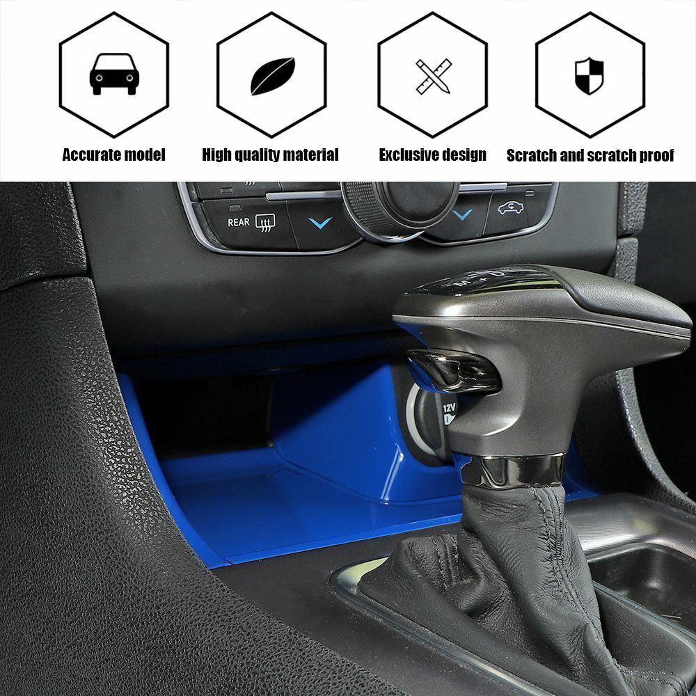 Teledu Blue ABSize Center Console Gear Sizehift Sizetorage Trim Panel