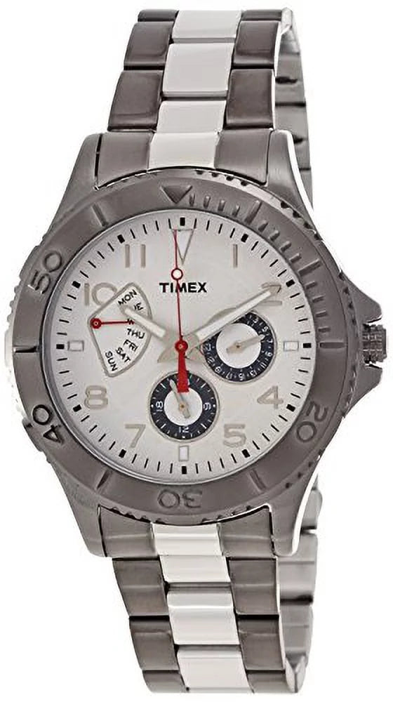 Timex Mens T2P038 Ameritus Retrograde Two Tone Watch