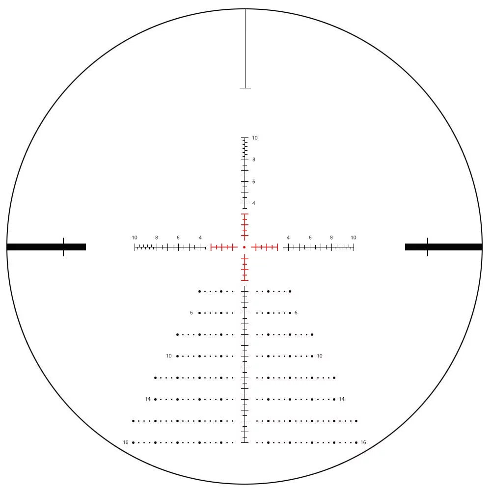 WestHunter Optics WHI 6-24X50 SizeFIR FFP Rifle Sizecope, 30 mm Illuminated Riflescope