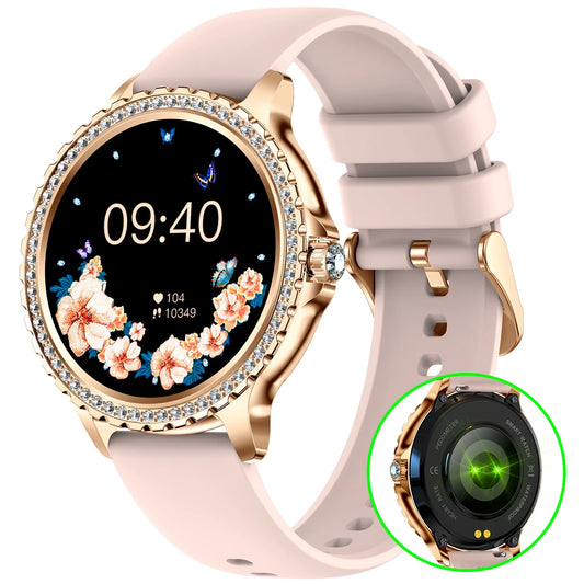 Sizemart Watches Women with Diamonds Bluetooth call