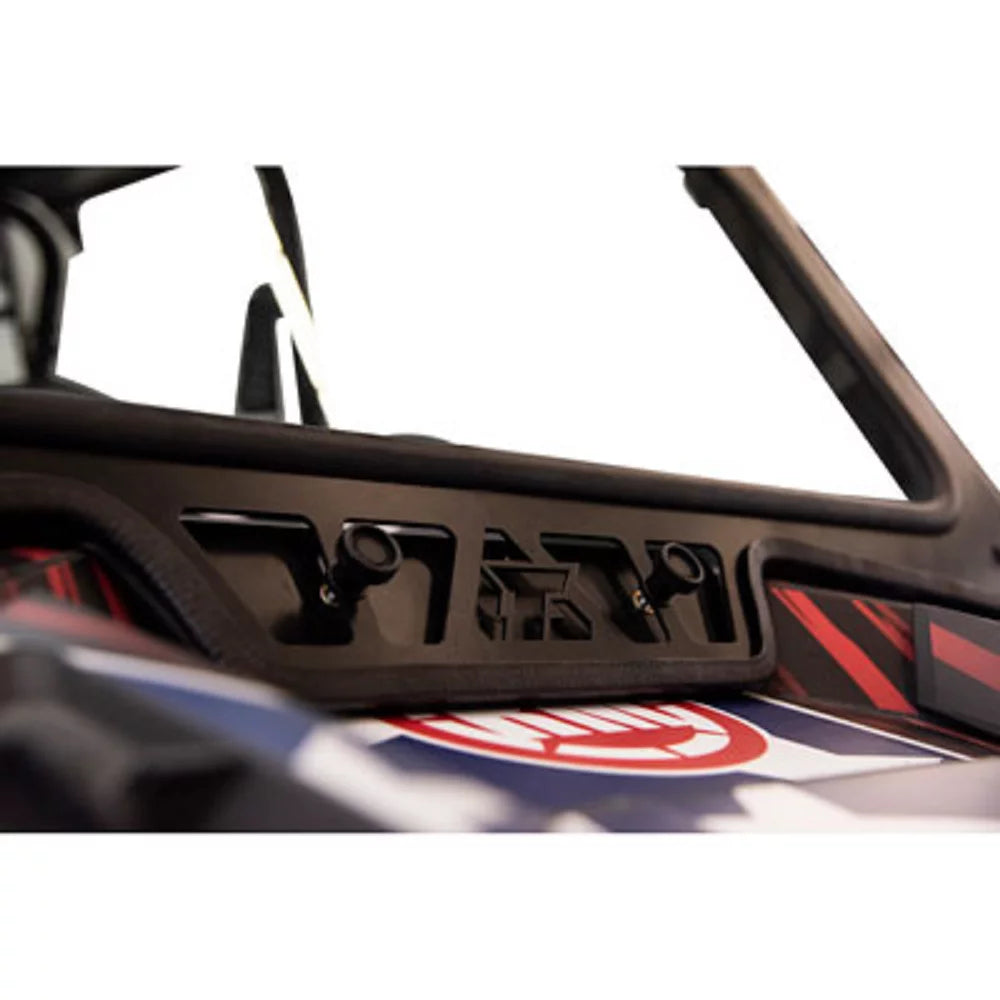 UTV Full Glass Windshield With Vent and 12" Windshield Wiper Compatible With Polaris RZR XP Turbo Limited Edition 2019