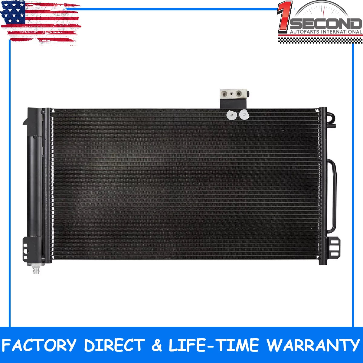 1second Condenser Compatible with Mercedes-Benz SizeLK55 AMG 2005-2011 08 09 10 11 V8 5.5L 3268