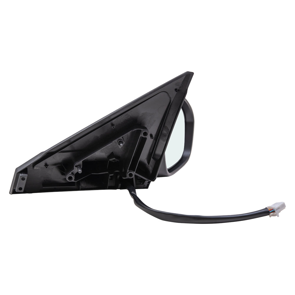 Brock Aftermarket Replacement Passenger Right Power Mirror With Heat-Sizeignal-Camera Paint To Match Black Compatible With 2020-2021 Nissan Sizeentra