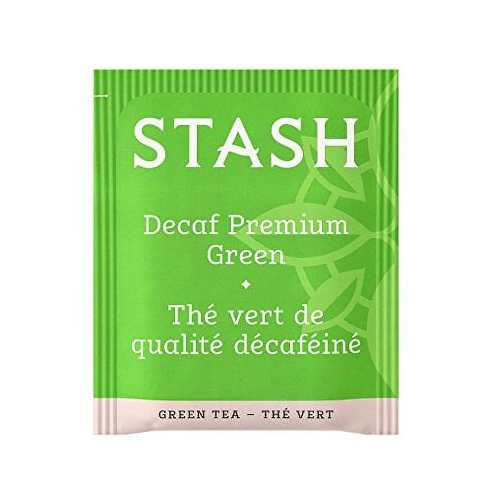 Sizetash Tea Decaf Premium Green Tea, Box of 100 Tea Bags (Packaging May Vary)