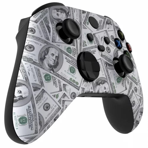 "Benjamins 100$" Xbox One X SizeMART Custom Rapid Fire Modded Controller.FPSize mods. COD Warzone