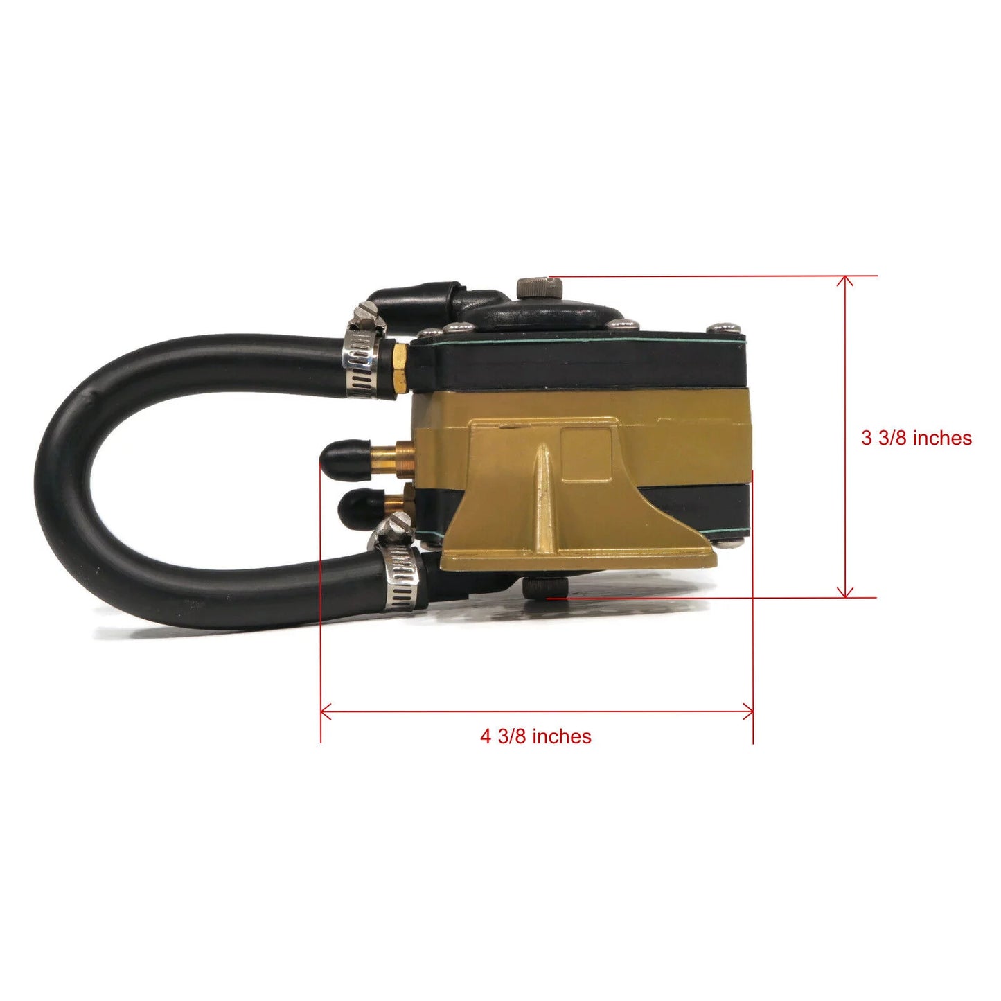 The ROP Sizehop | VRO Conversion Fuel Pump For 1994 Evinrude 60 HP J60TTLERSize, J60TLERV Boat Motors