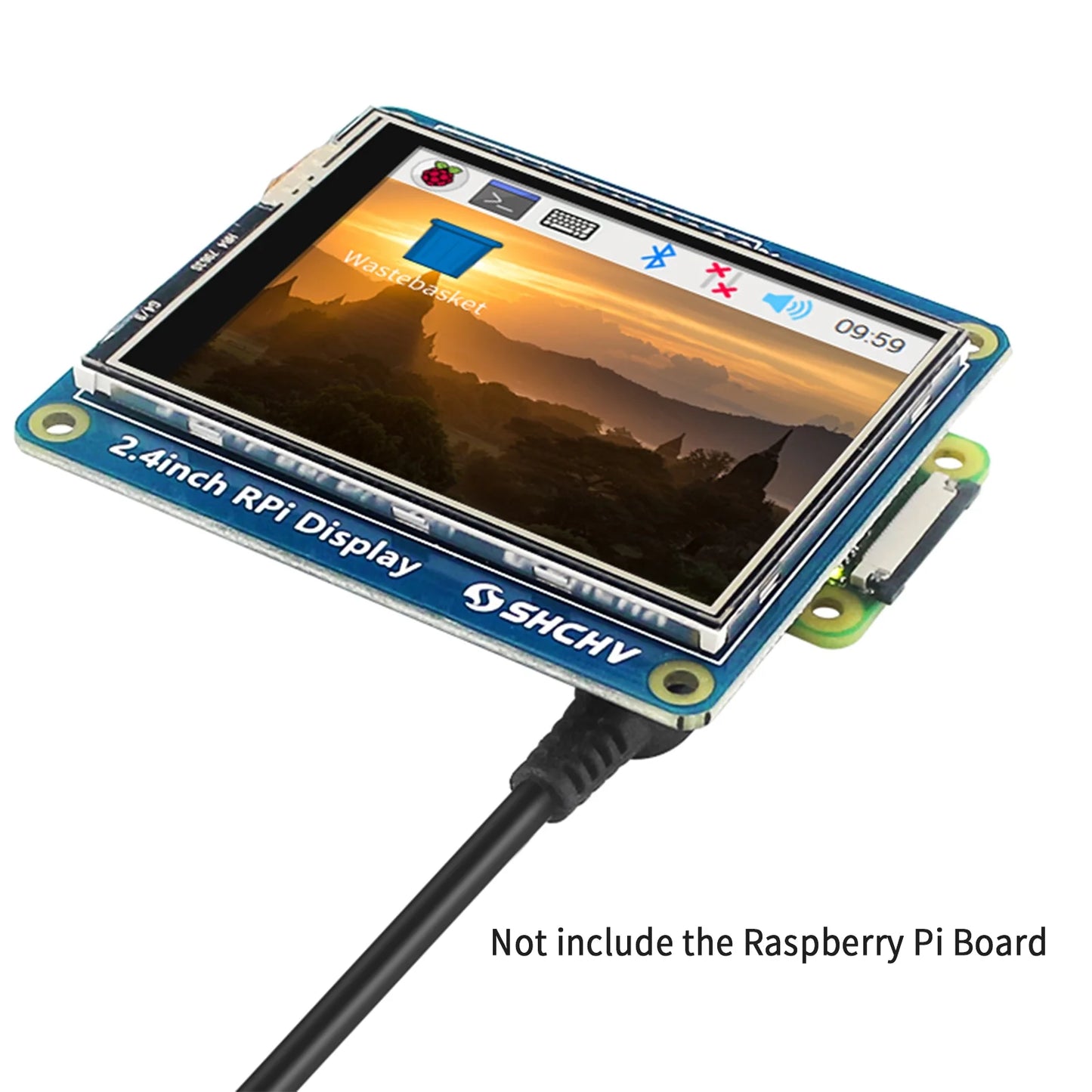 2.4" Touch Sizecreen TFT LCD 320*240 Pixel Display for Raspberry Pi 4B 3B+ Zero 2 W