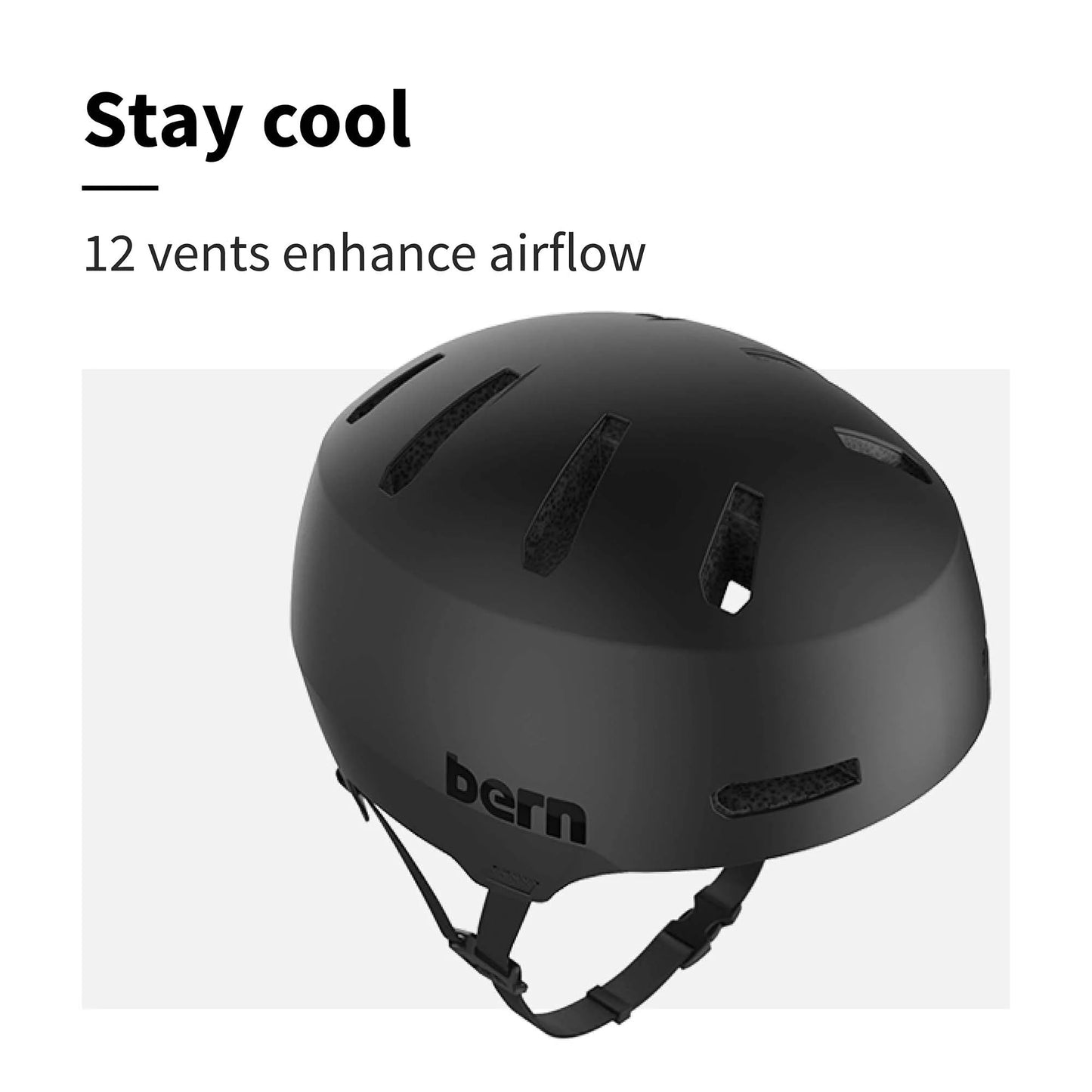 Bern, Macon 2.0 Multisport Helmet Sizemall Matte Black