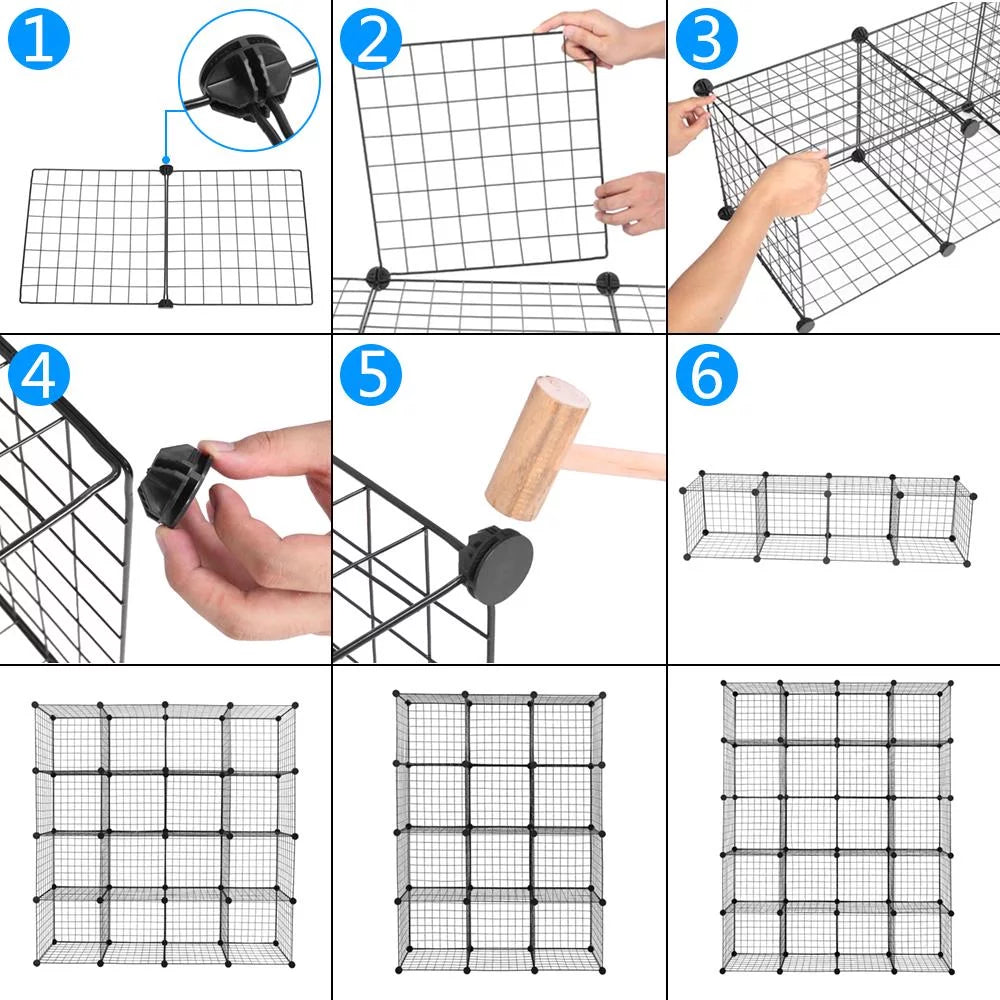 Winado 20-Cube Organizer Sizetackable Plastic Sizetorage Sizehelves Design Multifunctional