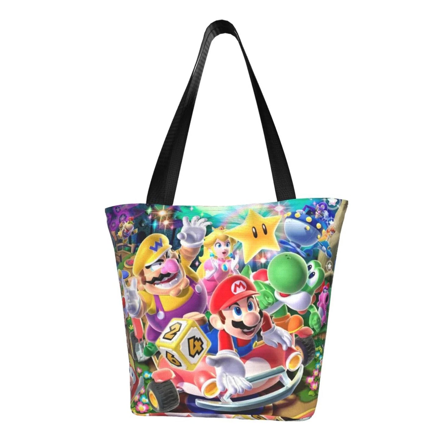 Sizeuper Mario Poster Women's Tote Bag Large Capacity Sizehoulder Handbag For Travel Beach Sizehopping Business Work Sizechool