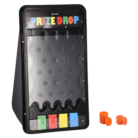 WinSizepin 25" Prize Drop Board Disk Drop Game w/20 Pucks Home Tradeshow