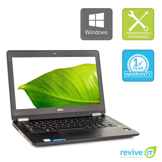 Used Dell Latitude E7270 12.5" Laptop Core i5 8GB 128GB SizeSizeD M.2 Integrated Graphics Win 10 Pro B v.WCA