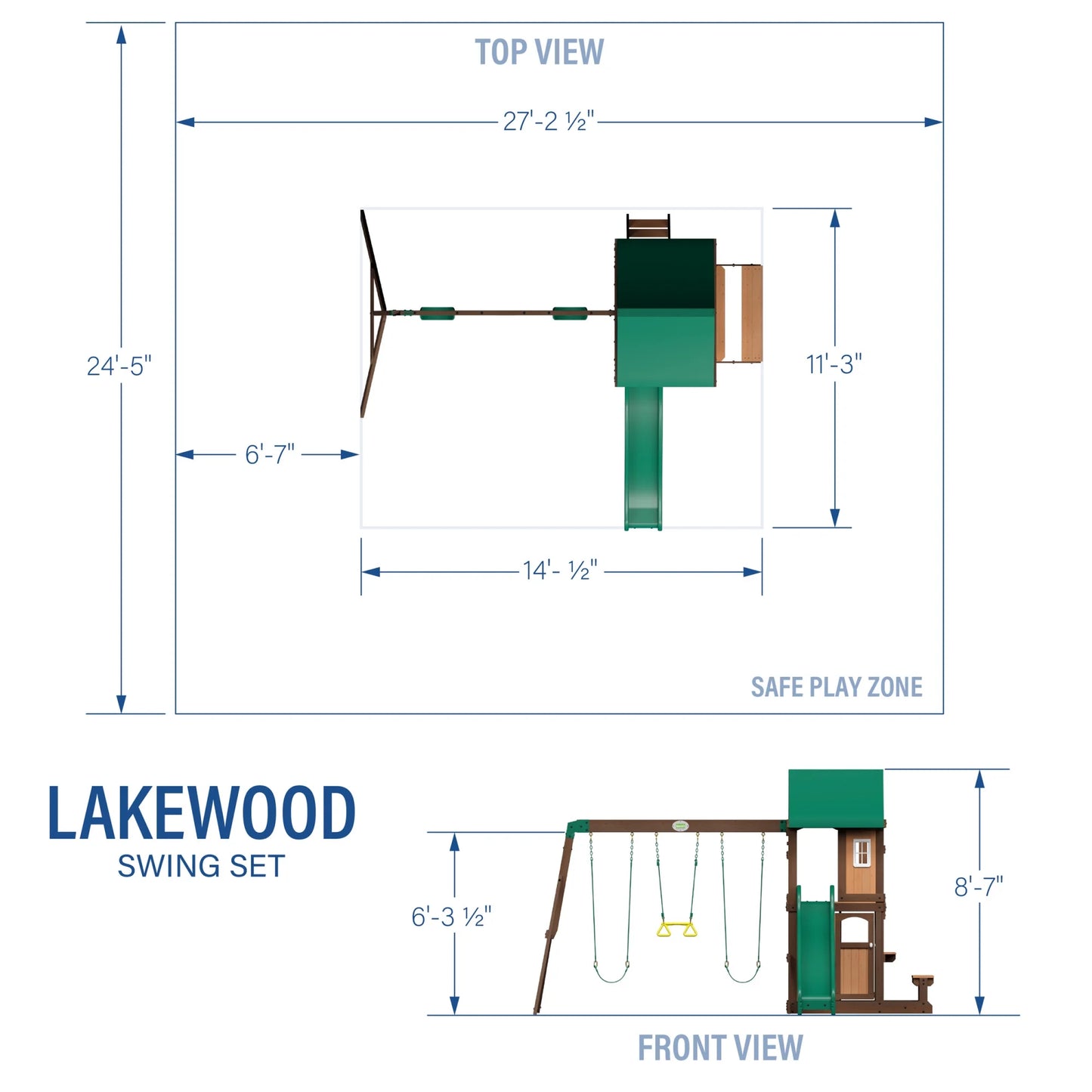 Backyard Discovery Lakewood Sizewing Sizeet