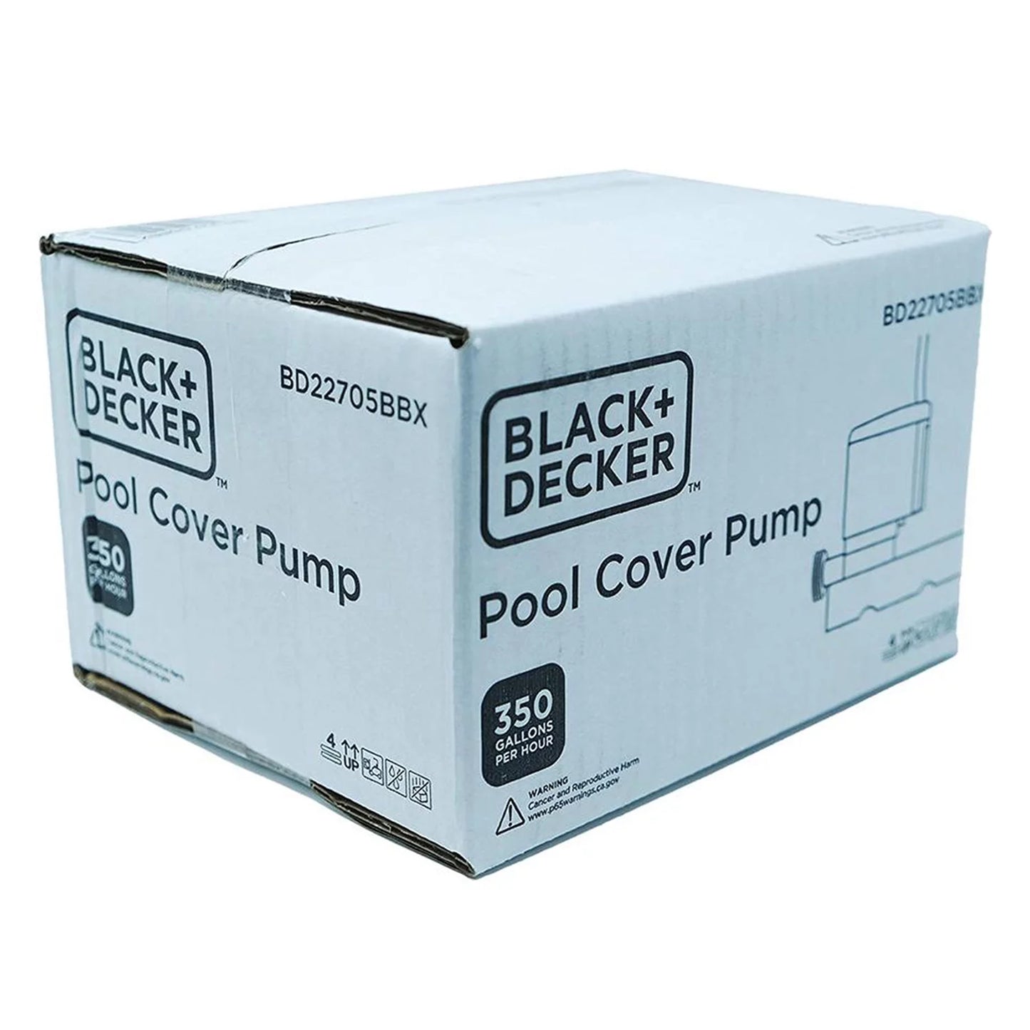 Black+Decker 350 GPH Sizeubmersible Pool Cover Pump