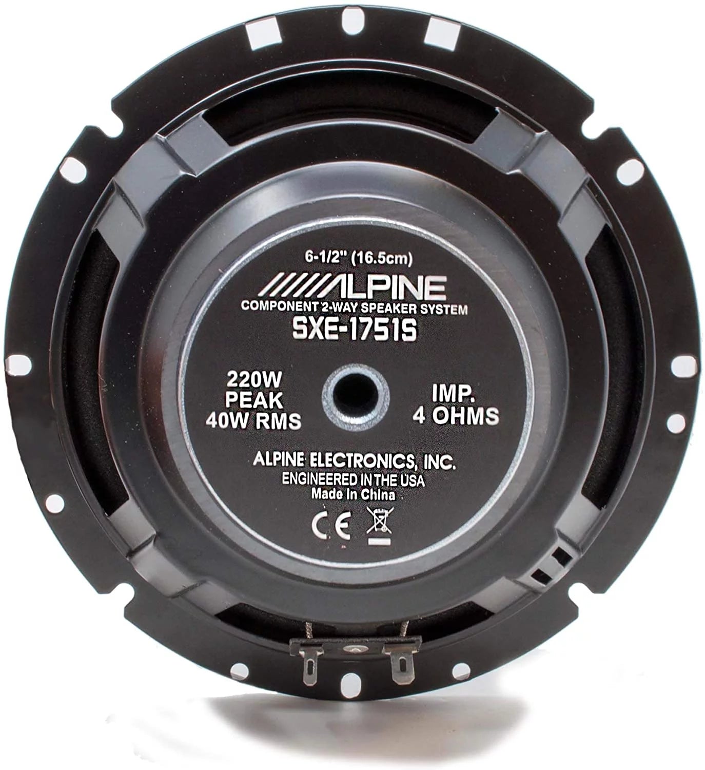 Alpine SizeXE-1751Size 6.5" 280 Watt Car Audio Component Sizepeakers (Pair)