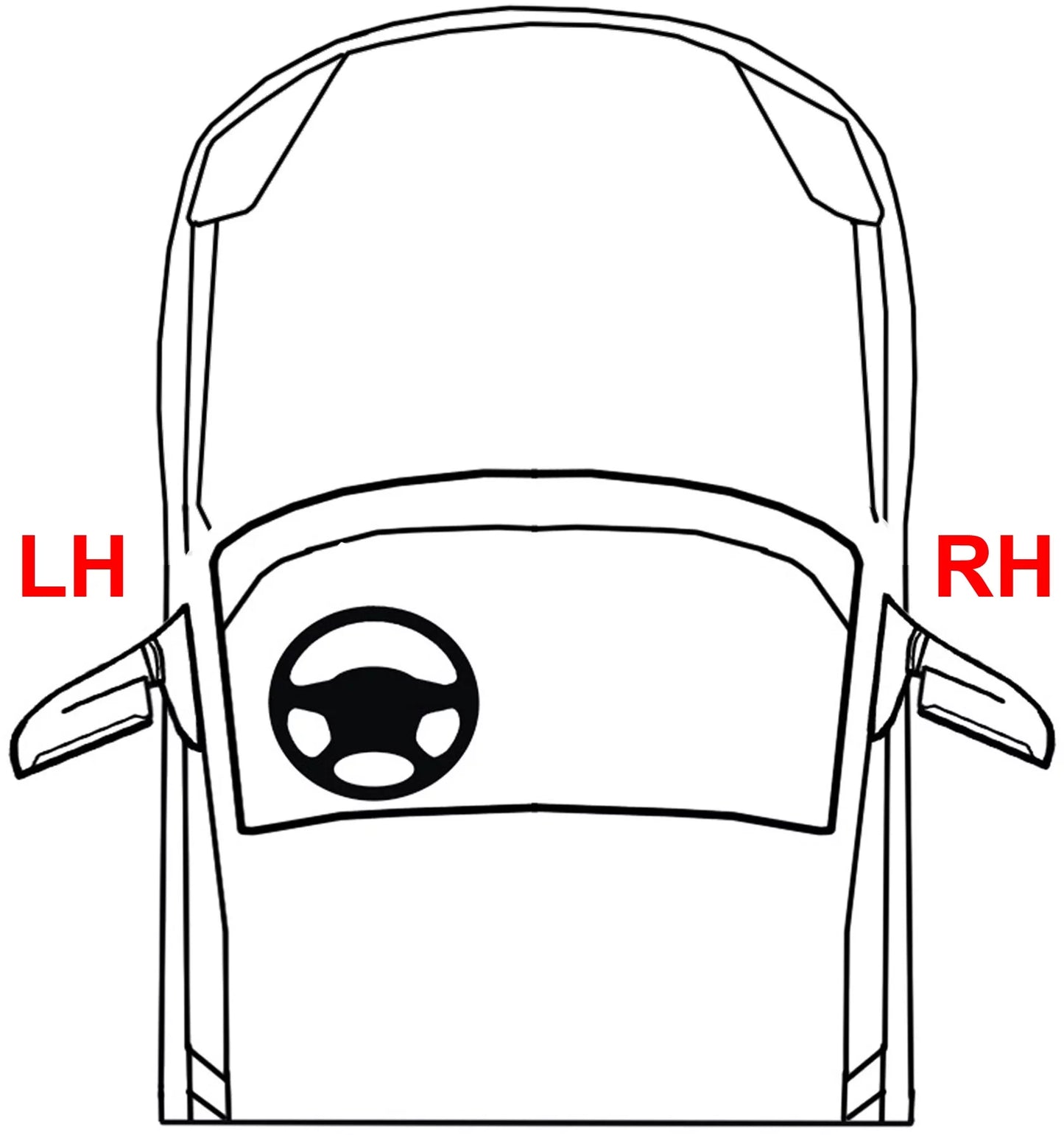 Window Regulator For 2010-2013 Ford Transit Connect Front, Left Driver Mini Cargo Van Passenger Power With Motor