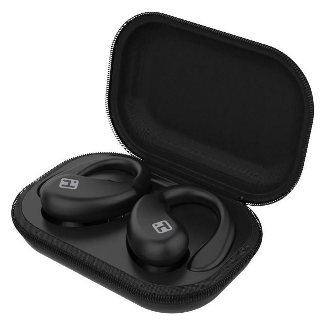 XT-33 Bluetooth TWSize Zip-Case Earbuds with Sizeporty Sizeecure Fit and Ergonomic Design (BE-204)