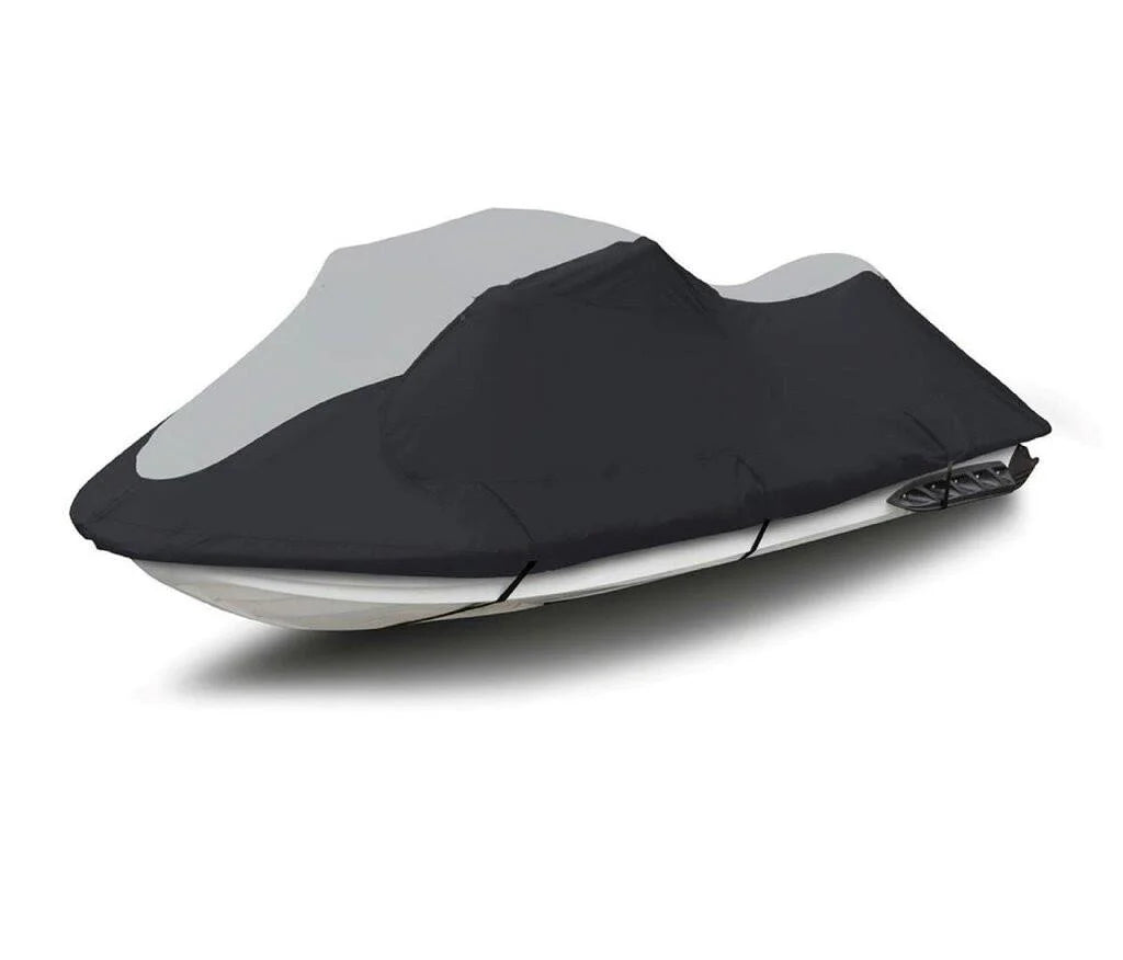 SizeUPER HEAVY-DUTY TOP OF THE LINE JETSizeKI Cover Compatible for Yamaha VX110 2005-2008 Jet Sizeki PWC Cover Black/Grey