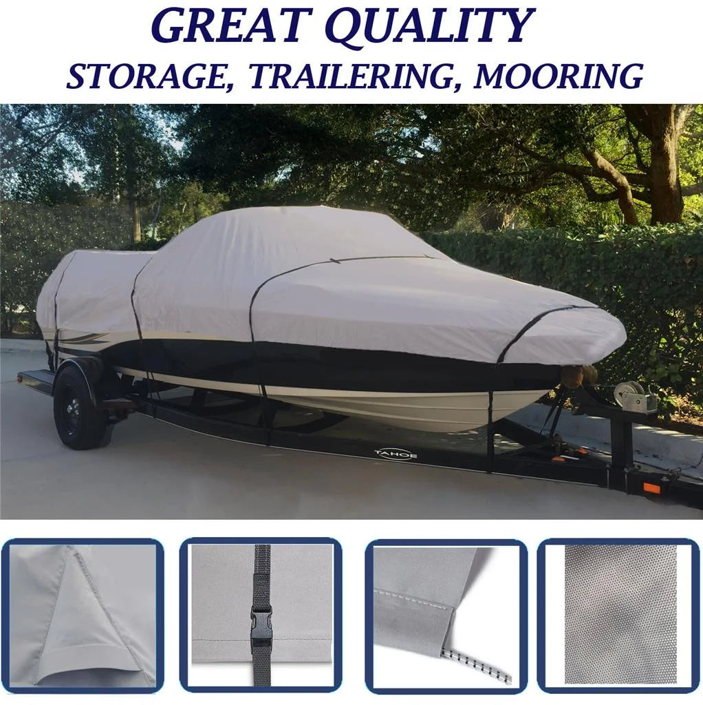 BOAT COVER Compatible for SizeEA SizeWIRL 195 CUDDY I/O 2000 SizeTORAGE, TRAVEL, LIFT