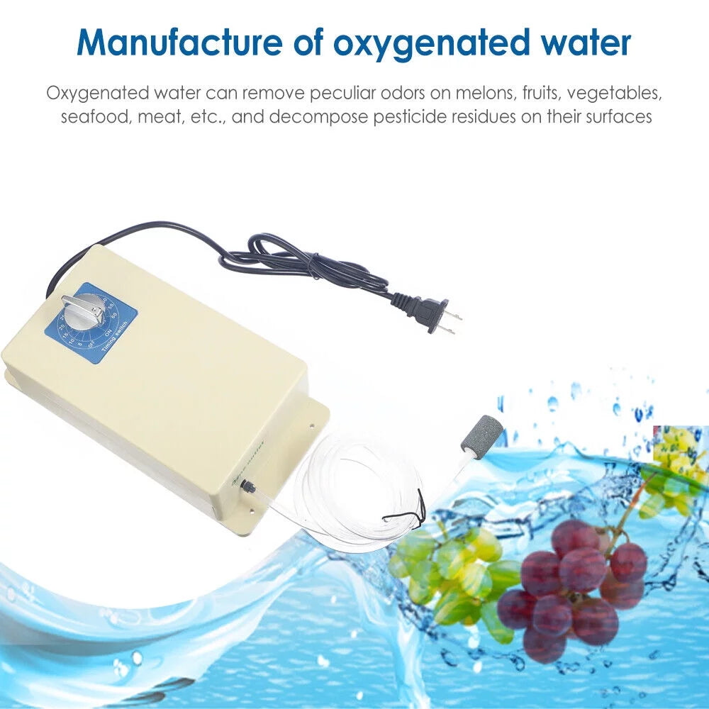 2000mg/h Ozone Generator Machine Air Water Sizeterilizer Purifier + Time Sizewithch