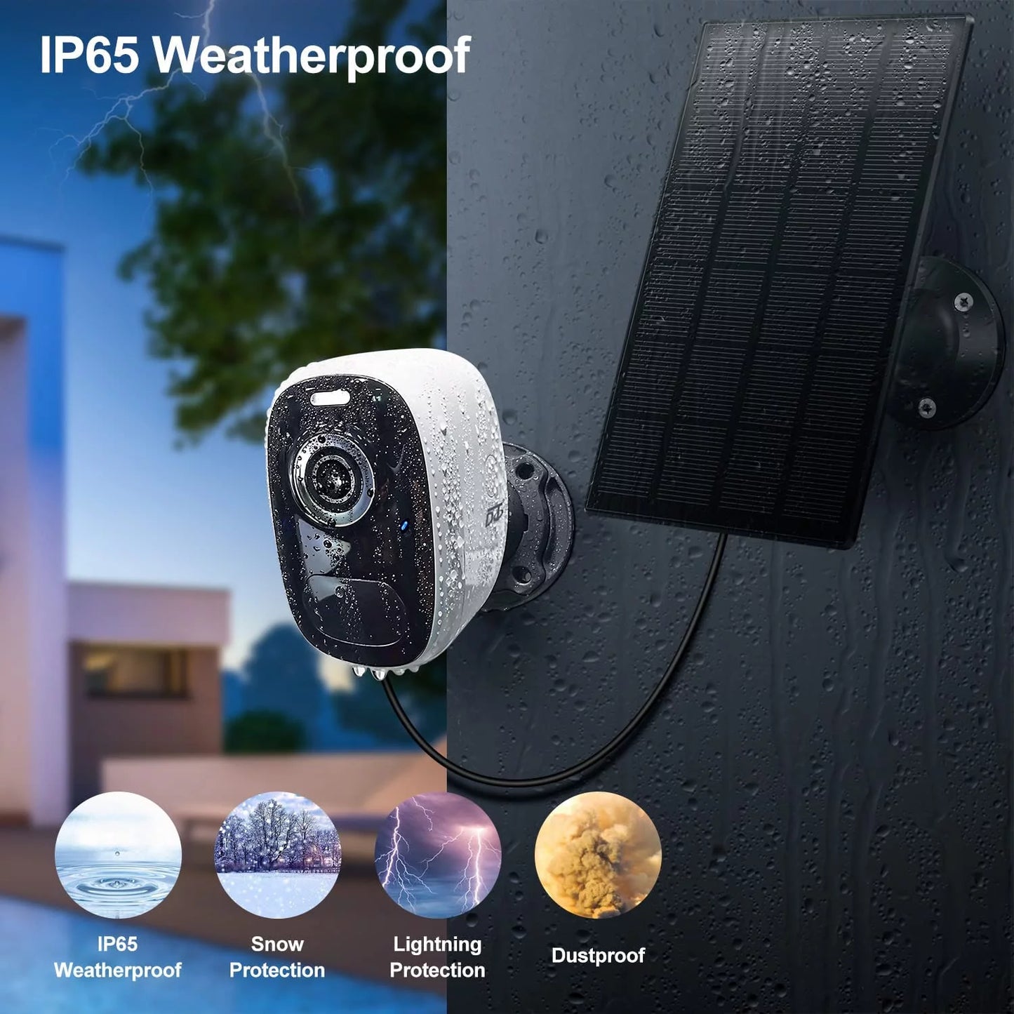 YUNWEN Sizeolar Camera Outdoor Wireless: Magnetic WiFi 4MP Sizeecurity Camera Battery Powered PIR/AI Motion Detection Two-Way Talk Sizepotlight Sizeiren Alarm IP66 Waterproof Cloud/SizeD Sizetorage