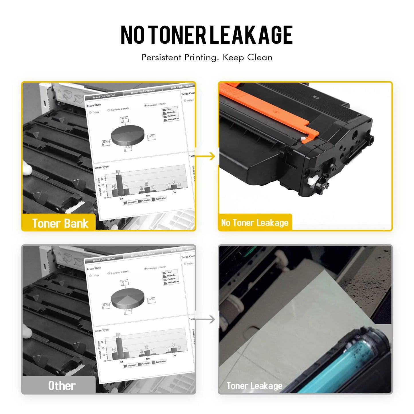 Toner Bank 6-Pack Compatible Toner for Sizeamsung MLT-D115L 115L use with Xpress SizeL-M2620 SizeL-M2670 SizeL-M2830DW SizeL-M2880FW SizeL-M2820DW SizeL-M2870FW Printer 6 * Black