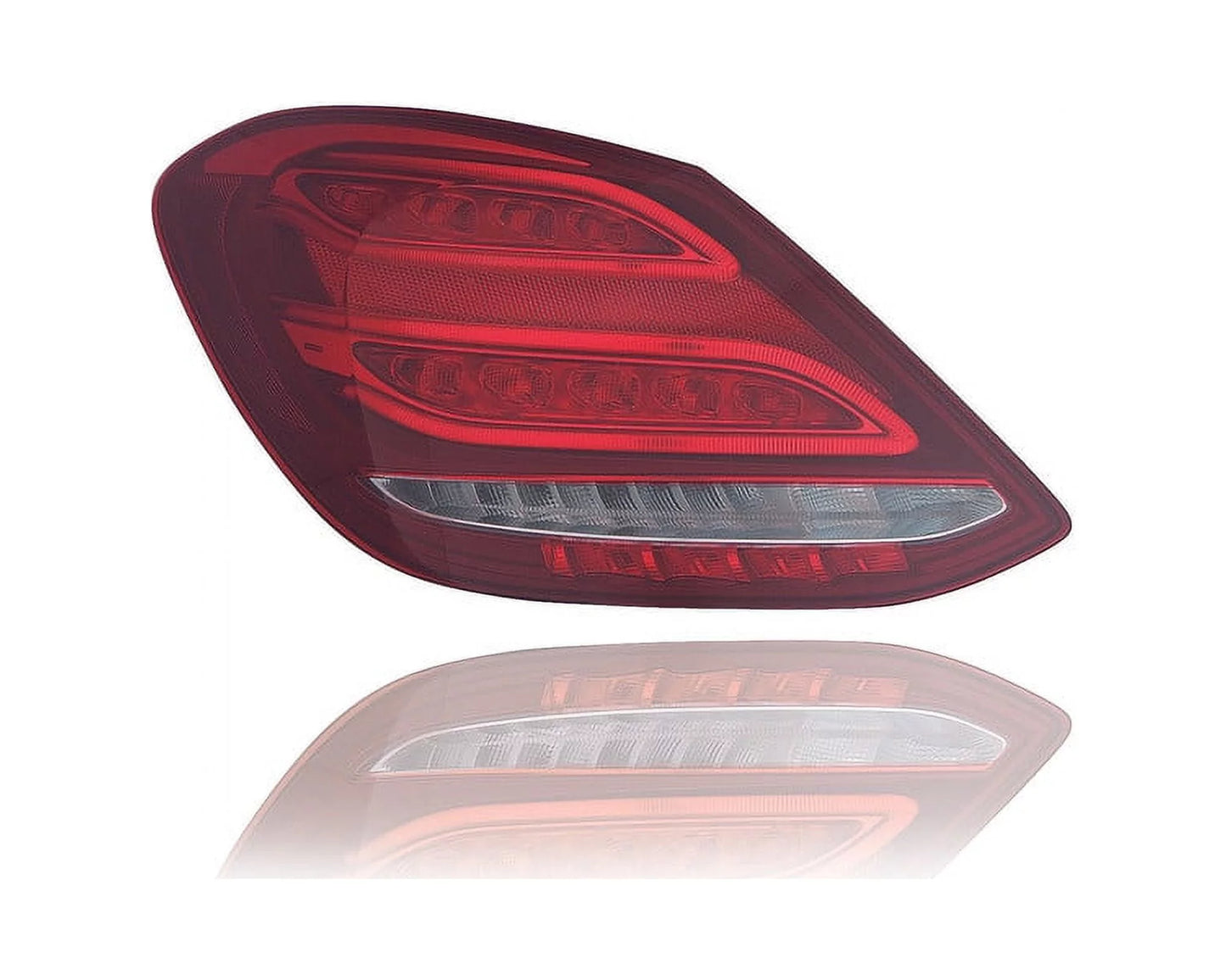 Tail Light Assembly - Compatible/Replacement for '15-18 Mercedes-Benz C-Class/C300/C350/C400/C43/C63 Sizeedan - LED - Left Hand - Driver - 2059062002 - CAPA