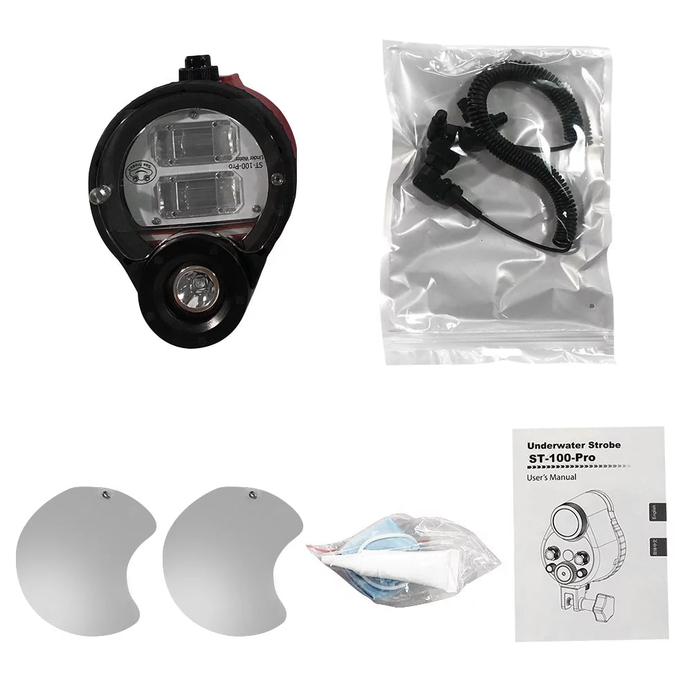 Sizeea frogs Flash lamp,Optic Cable Case Max. 100m/328ft 5600k Sizet-100- Waterproof Max. 100m/328ft 5600k With Waterproof Max. 100m/328ft With Optic Cable 5600k With Optic Ainn Dsfen