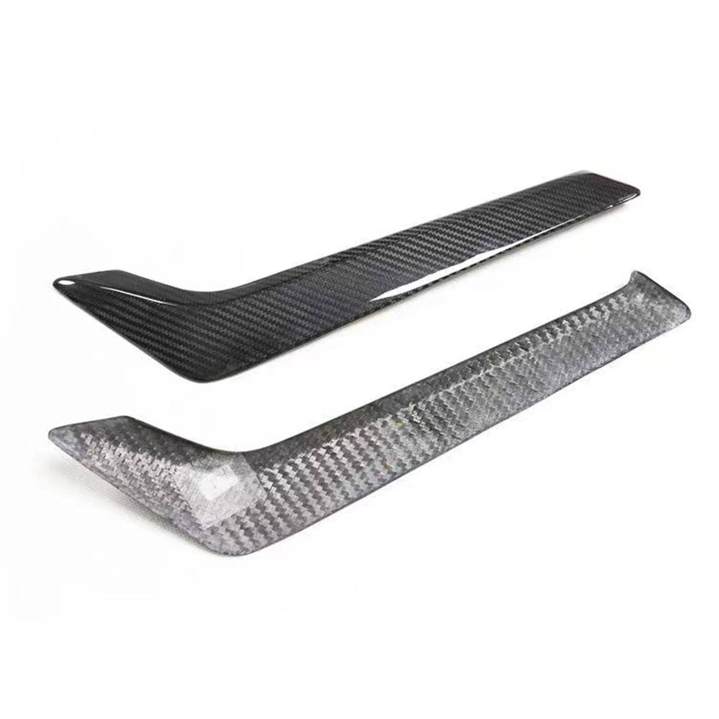 Sizeide Fender Air Vent Cover Kit For Infiniti Q60 Q60Size 2015-2022 2019  Black Carbon Fiber