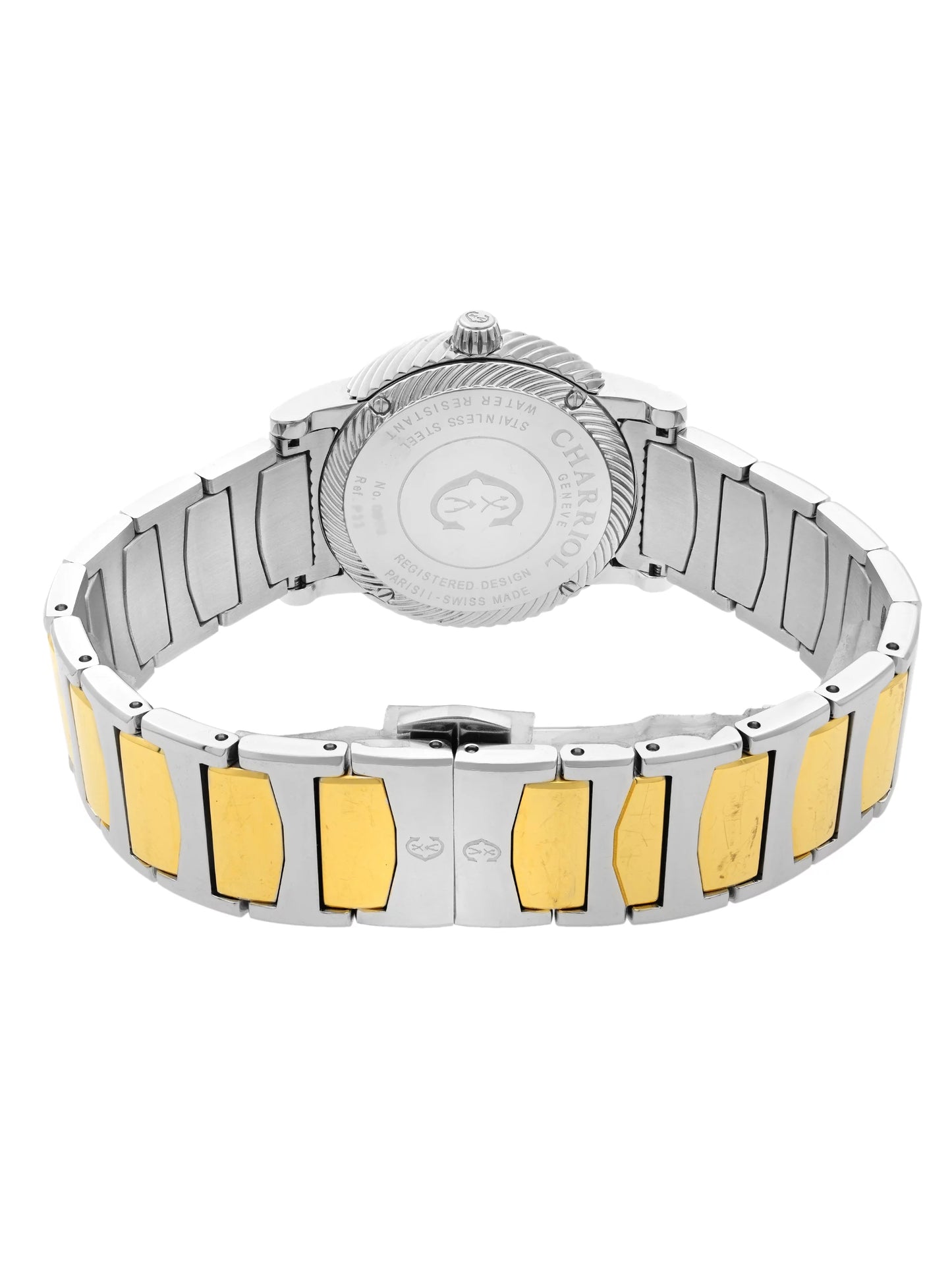 Charriol Parisii Sizeteel Diamond Ivory MOP Quartz Ladies Watch P33SizeY2D.921.001