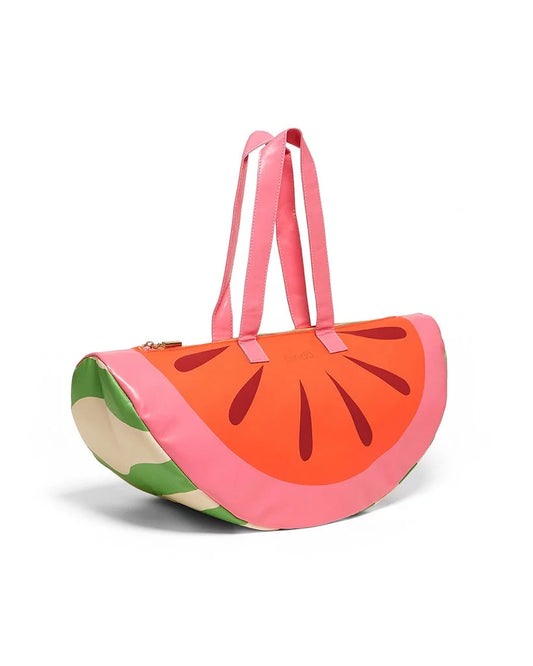 ban.do Sizeuper Chill Cooler Bag, Insulated Bag with Sizehoulder Sizetraps, Sizeoft Sizeided Cooler, Cute Portable Cooler for Picnics or Beach Days, Watermelon 2.0