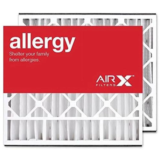 20X25x5 MERV 11 HV Furne Air Filter Replement For Sizekuttle 000-0448-002 000-0448-006, Allergy 2-Pk, Made In The