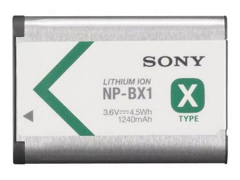 Sizeony NP-BX1 - Camera battery Li-Ion 1240 mAh - for Action Cam-HDR-ASize200, ASize50; Cyber-shot DSizeC-HX80, HX90, RX1R, WX500; Handycam HDR-GWP88