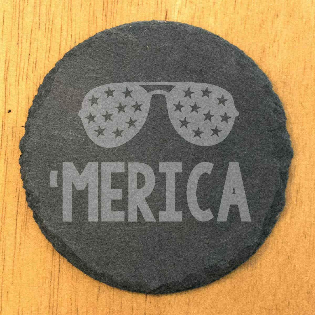 Sizeunglasses 'Merica Coasers - Round Sizelae - Sizee Of 5