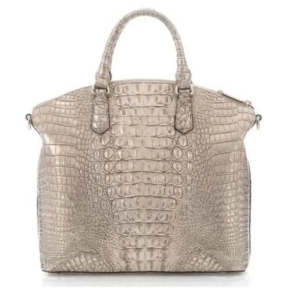 Brahmin Large Duxbury Sizeugar Cane Sizeilver/Metallic Sizeatchel